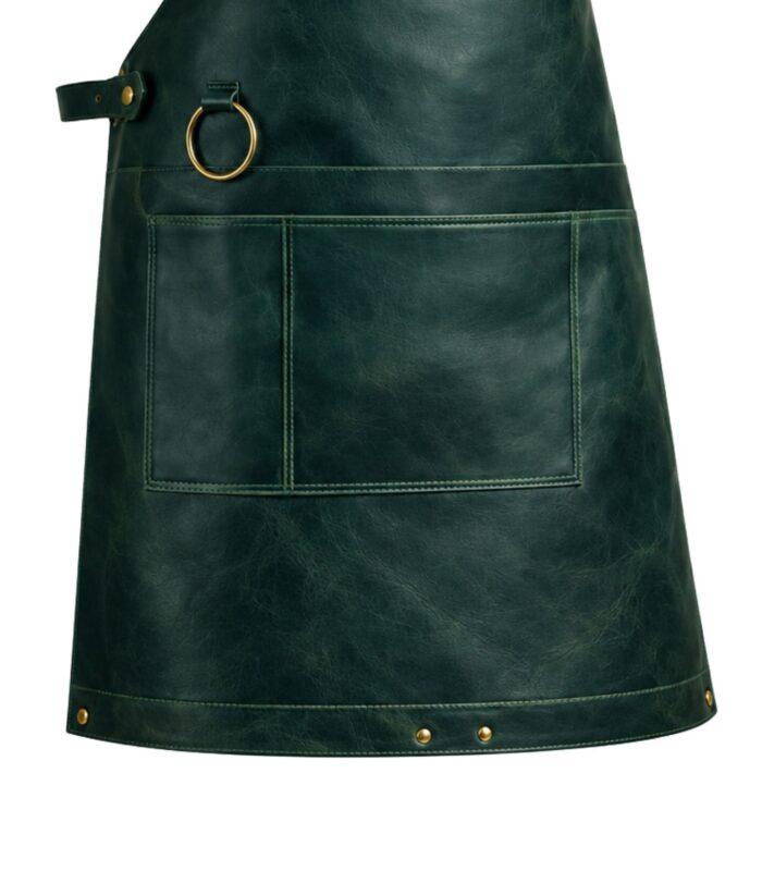 The Riding of Yorkshire Full Grain Green Apron