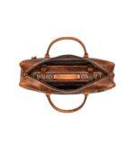 Brown Heritage Leather Knife Roll With Soft Padded - Image 3