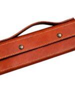 Compact Rich Leather Kitchen Knife Roll - Image 3