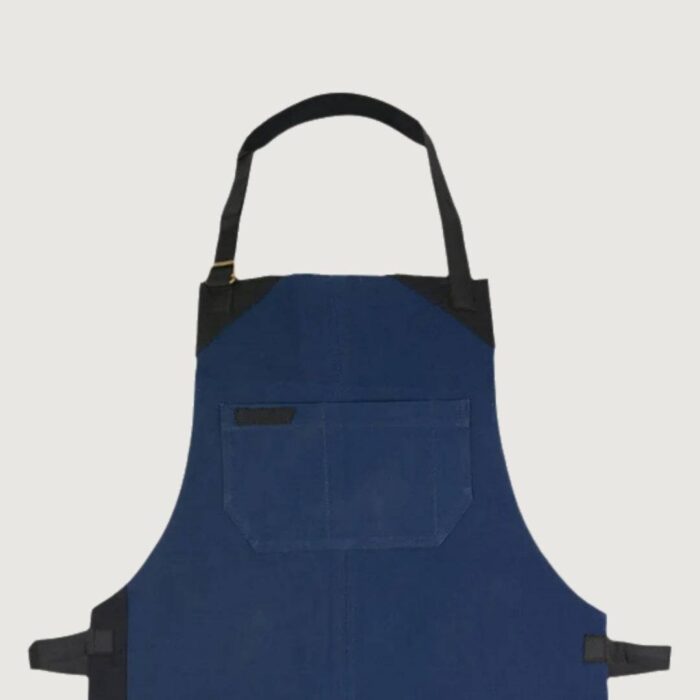 The Nottinghamshire Blue Canvas Woodwork Apron - Image 3
