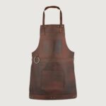 The Northumberland Dark Brown Leather Apron - Image 2