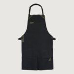 The Warwickshire Black Canvas Fabric Hairstylist Apron - Image 2