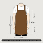 The Devon Brown Full Grain Leather Crossbody Apron - Image 5
