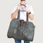 Waxed Canvas Wood Carrier - Image 2