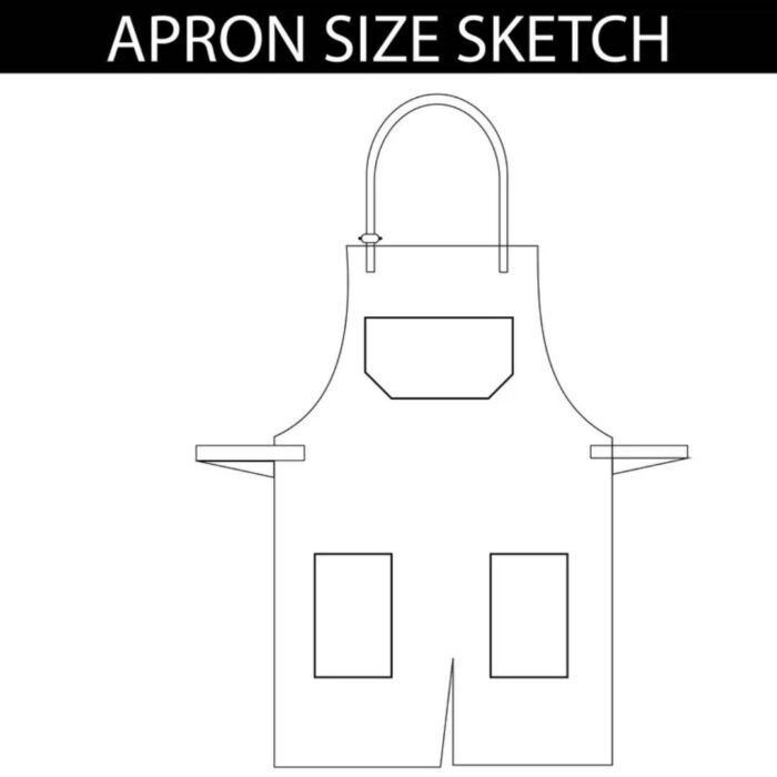 The Nottinghamshire Blue Canvas Woodwork Apron - Image 5