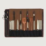 Tuscania Heritage Leather Knife Roll With Italian-Inspired Design - Image 2