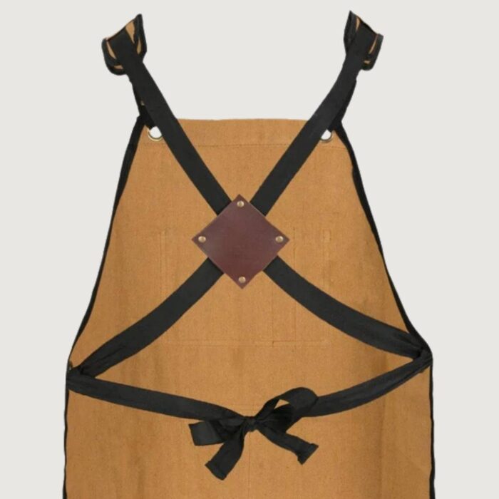 The Shropshire Brown Canvas Apron - Image 4
