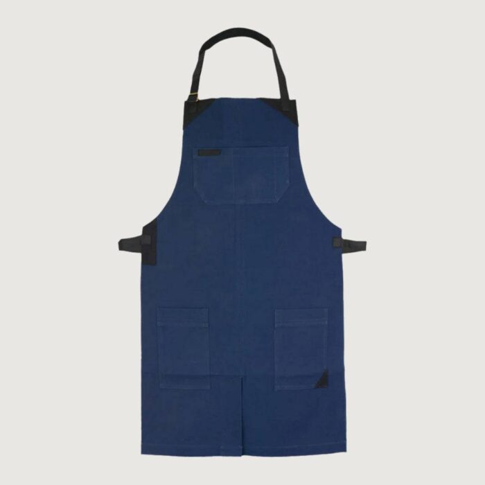 The Nottinghamshire Blue Canvas Woodwork Apron - Image 2