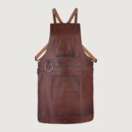 The Riding of Yorkshire Full Grain Tan Brown Apron - Image 2
