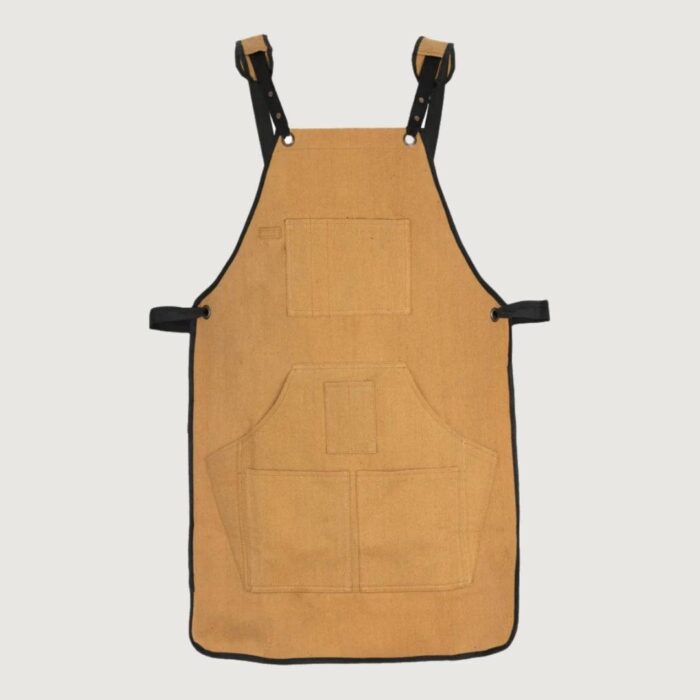 The Shropshire Brown Canvas Apron - Image 2