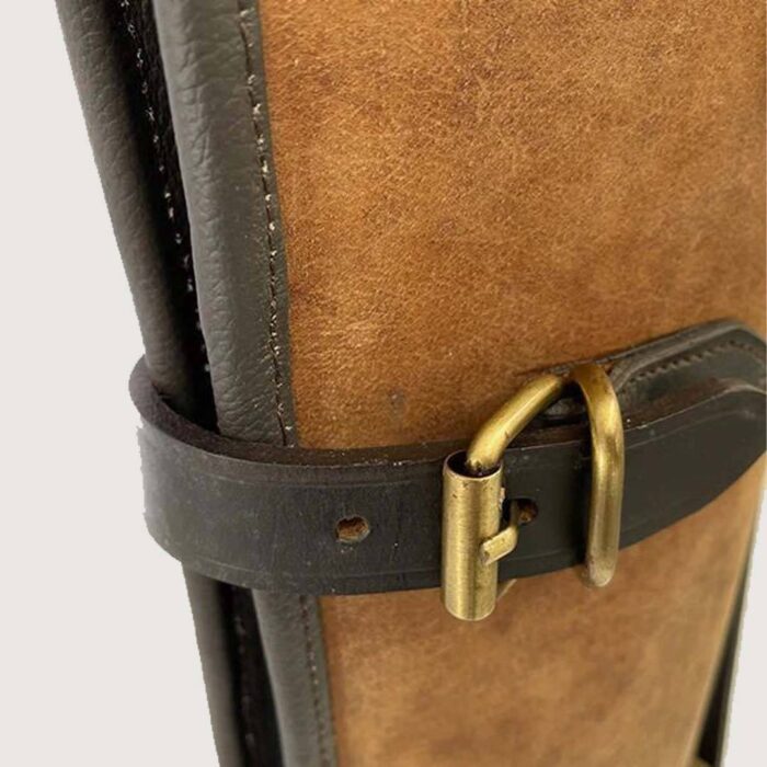Leather Shotgun Slip Case Distressed Brown | Gift for Hunters - Image 4