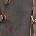 Leather Shotgun Slip Case Waxed Brown - Image 4