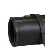 Lightweight Leather Knife Roll with Flexible Wrap Structure - Image 4