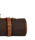 Tourbon Dark Saddle Leather Chef Knife Roll - Image 4