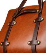 SaddleCraft Full-Grain Leather Firewood Log Carrier - Image 4
