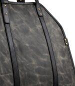 SmokeStone Waxed Canvas & Leather Log Carrier - Image 4