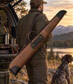 Leather Shotgun Case with Solid Brass Hardware - Image 4