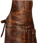 Brisket Boss Brown Butcher Apron - Image 4