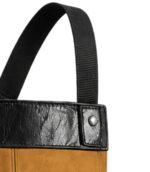 THE FLORENCE SUEDE APRON - RAVEN BLACK - Image 4