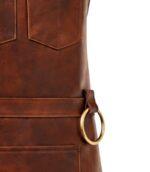 The Northumberland Dark Brown Leather Apron - Image 4