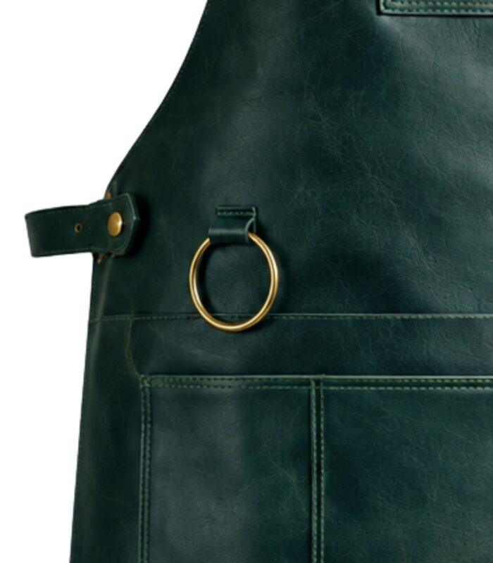 The Riding of Yorkshire Full Grain Green Apron