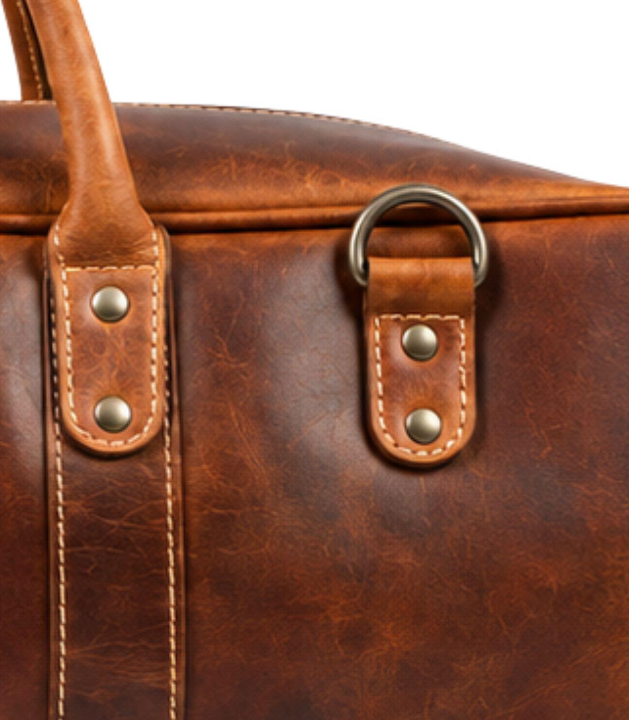 Brown Heritage Leather Knife Roll With Soft Padded - Image 4