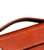 Compact Rich Leather Kitchen Knife Roll - Image 4