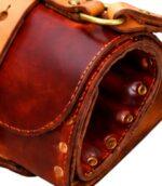 Genuine Classic Leather Knife Roll with Lightweight design - Image 4