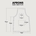 The Bristol Dark Brown Full Grain Leather Apron - Image 5