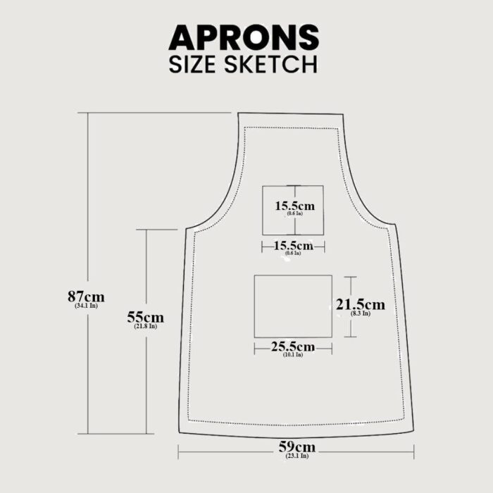 The Bristol Dark Brown Full Grain Leather Apron - Image 5