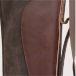 Leather Shotgun Slip Case Waxed Brown - Image 5