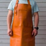 Premium Light Brown Leather Apron - Image 2