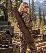 Premium Dark Brown Leather Rifle Case | Heavy-Duty Padded Design - Image 5