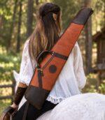 Waxed Canvas & Leather Rifle Case | Heavy-Duty Hunting Sleeve - Image 5