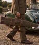 Hand-Sewn Waxed Canvas & Leather Rifle Case | Padded Hunting Sleeve - Image 5