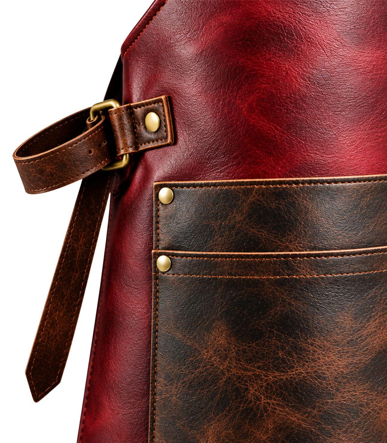 Meat Artisan Red Ember Butcher Apron - Image 5