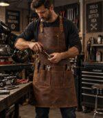 The 8 Pocket Leather Apron for Mechanics & Tools - Image 5