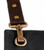 The Cornwall Black Canvas Crossbody Apron - Image 4