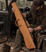 Handcrafted Full-Grain Leather Rifle Case | Padded Hunting Sleeve - Image 5