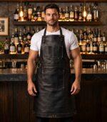 Pro Black Leather Apron - Image 6