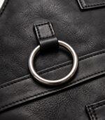 Front Pockets Yorkshire Full Grain Black Apron - Image 6