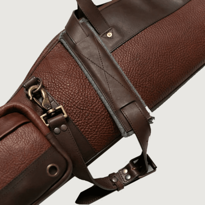 Two Toned Thick Leather Rifle Case - Image 7