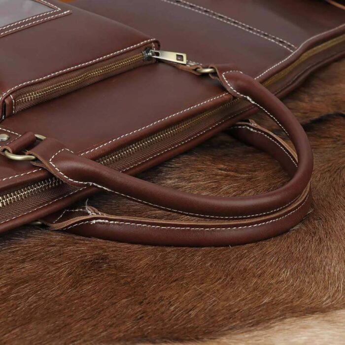 Genuine Leather Soft Padded Rifle Bag - Image 8