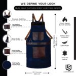 The Wiltshire Waxed Canvas handmade Apron - Image 4