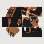 Stretchable Leather Knife Roll With Detachable Shoulder Strap - Image 3