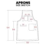 The Norfolk Leather Brown Canvas Butcher Apron - Image 6