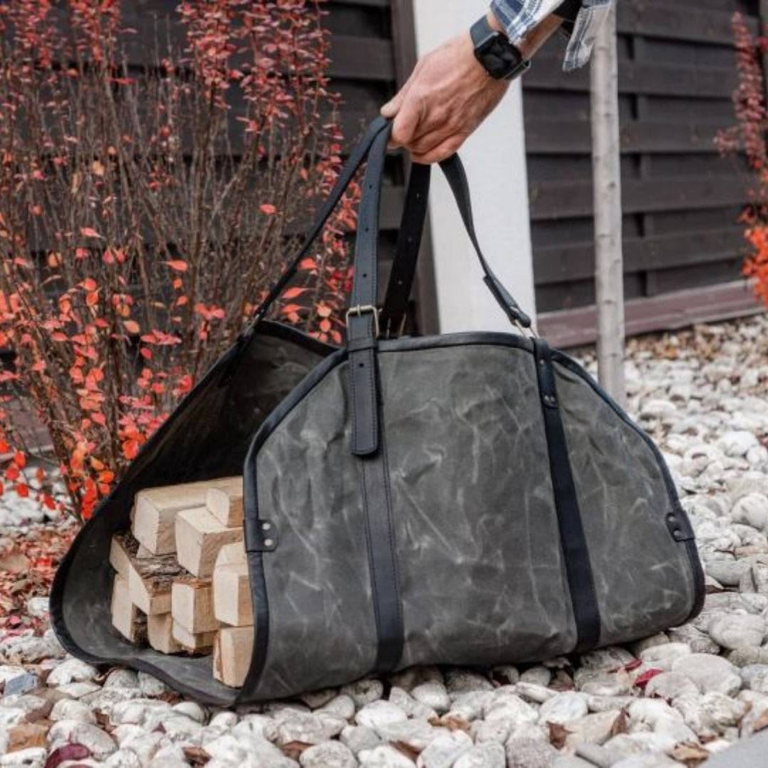 Artboard_126_41709bea-b882-4e9b-b517-f829cf902d39.jpg Greyish Wood Carrier With Black Strips - Image 1