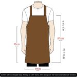 The West Midlands Brown Canvas Crossbody BBQ Apron - Image 6