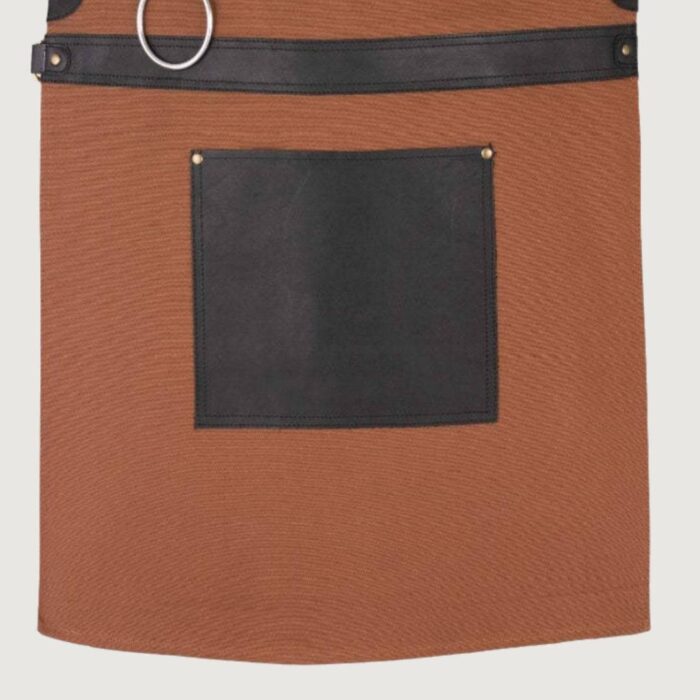 The West Midlands Brown Canvas Crossbody BBQ Apron - Image 4