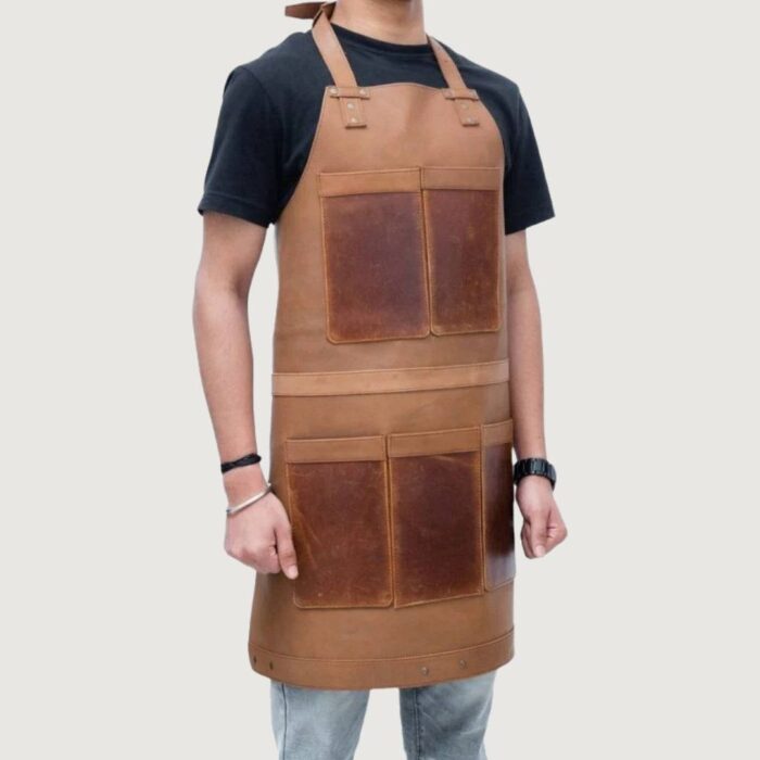 Brown Leather Apron - Image 4